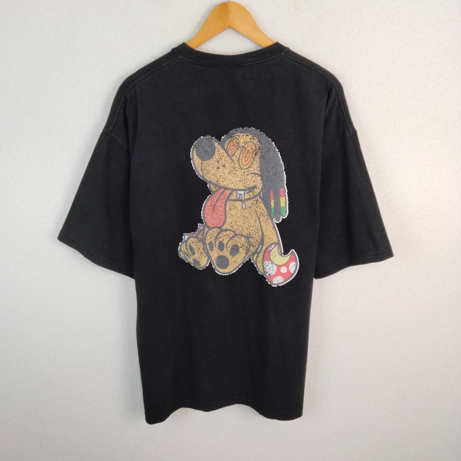 NASTY DOG ナスティドッグ Tシャツ キャラクタープリント ブラック XL 