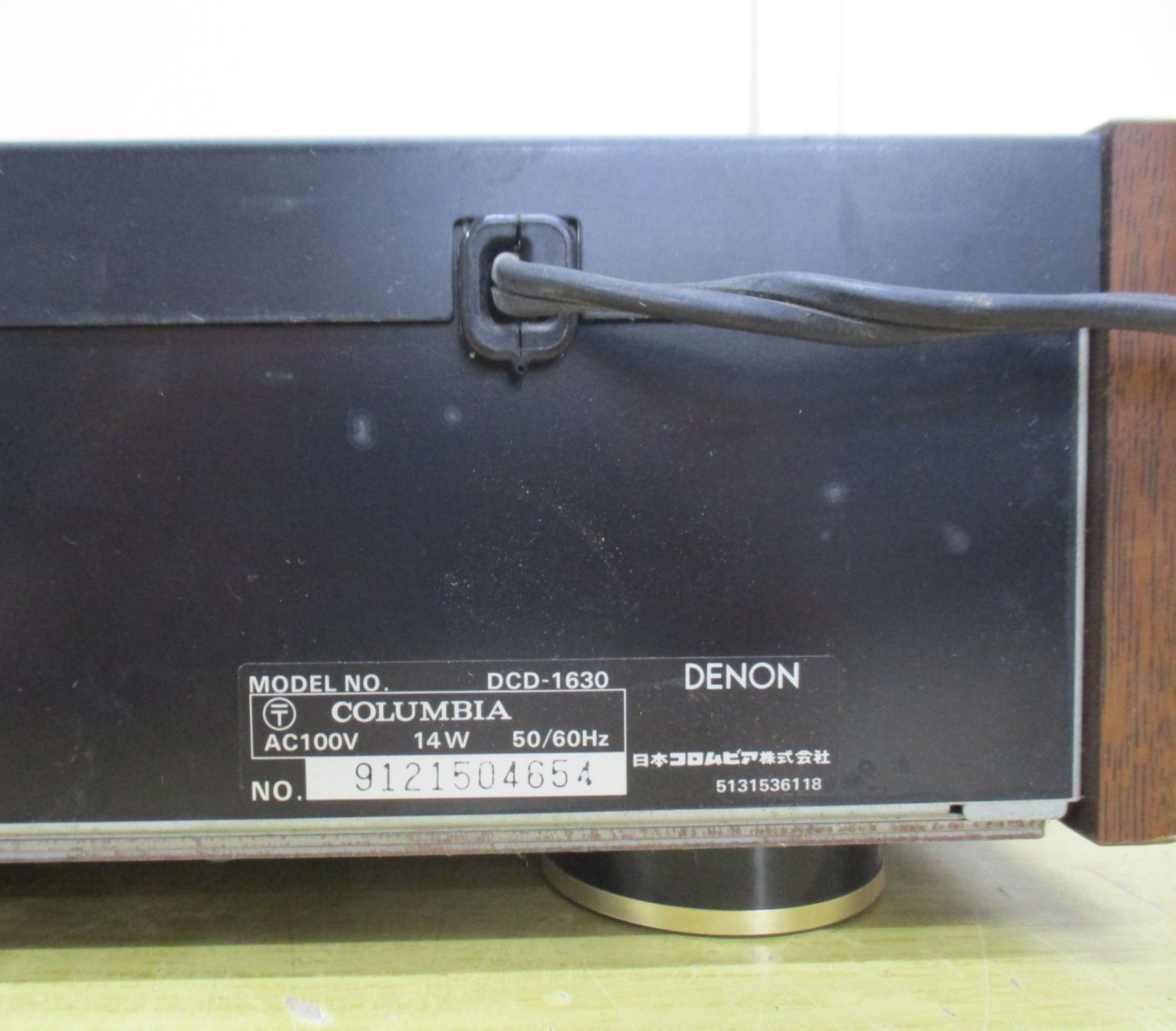 B166 DENON CDプレーヤー DCD-1630G B166 DENON CDプレーヤー DCD-1630G - メルカリ