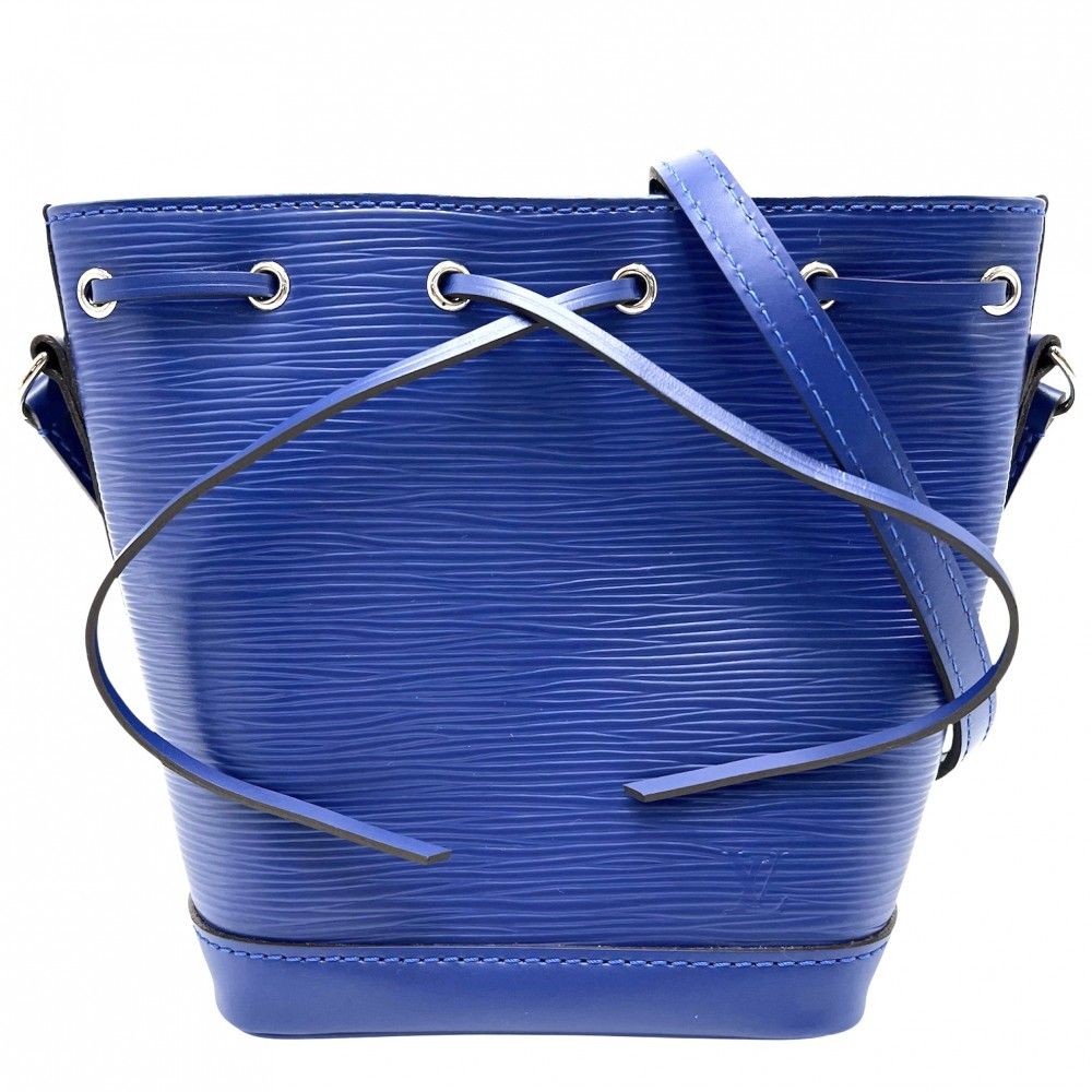 【売り尽くし】LOUIS VUITTON ルイヴィトン ショルダーバッグ エピ ナノノエ ミニバッグ 肩掛け 青 M42572    ブルーベリー シルバー金具 レディース【中古品】 在庫一掃】 ルイヴィトン ショルダーバッグ レディース エピ ナノノエ