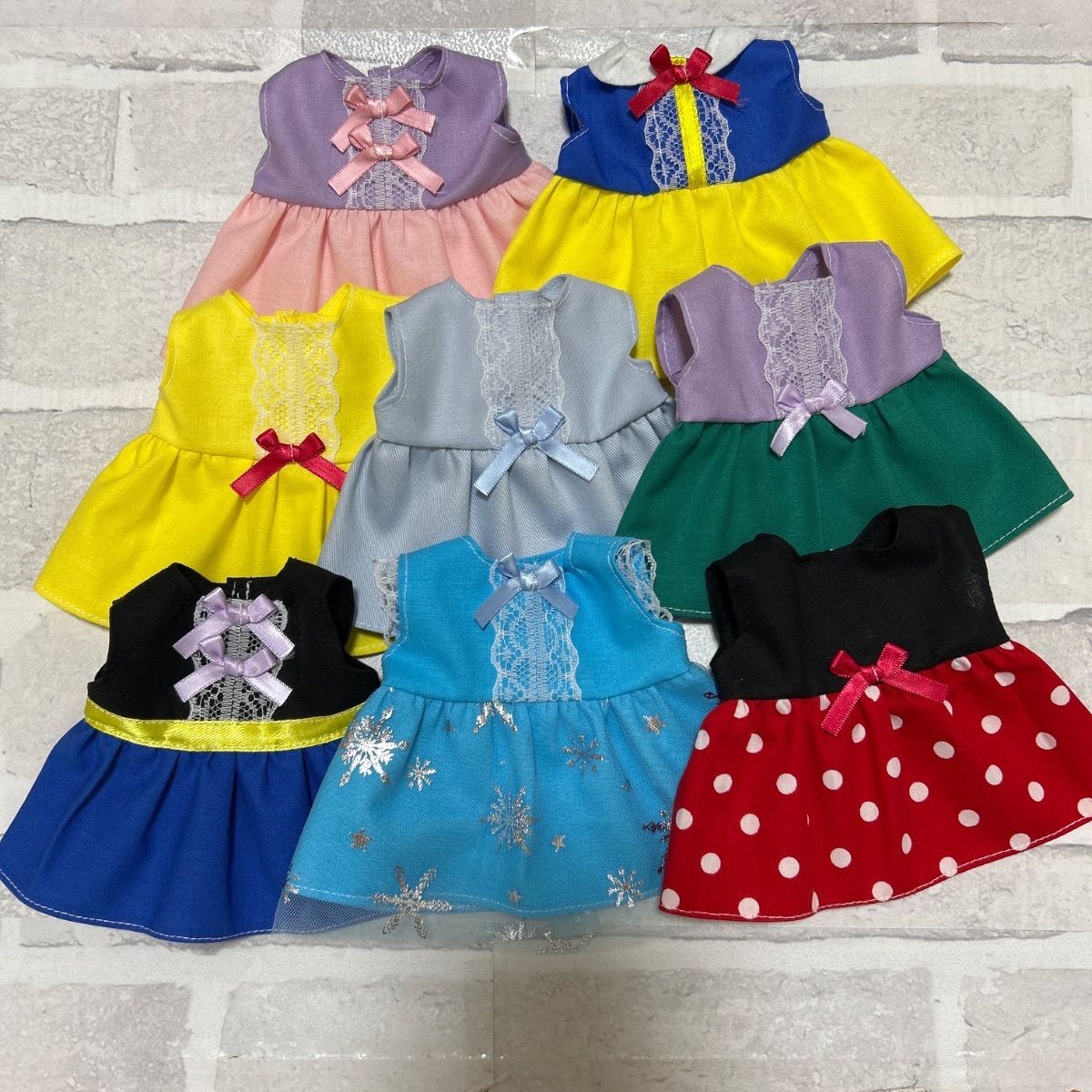ソランちゃん　メルちゃん　ハンドメイド服 はじめてのドール服 型紙 メルちゃん ソランちゃん レミンちゃん 服