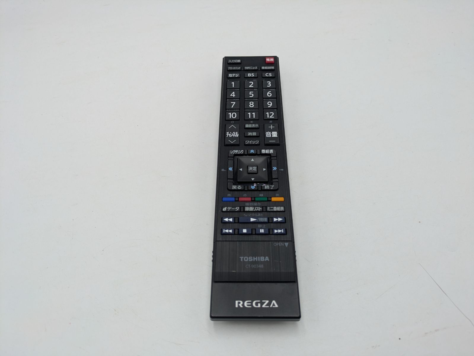 TOSHIBA 東芝 REGZA CT-90348 リモコン (M1327) - メルカリ
