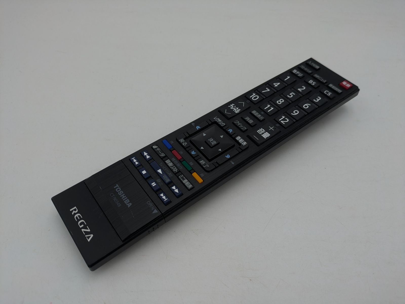 TOSHIBA 東芝 REGZA CT-90348 リモコン (M1327) - メルカリ