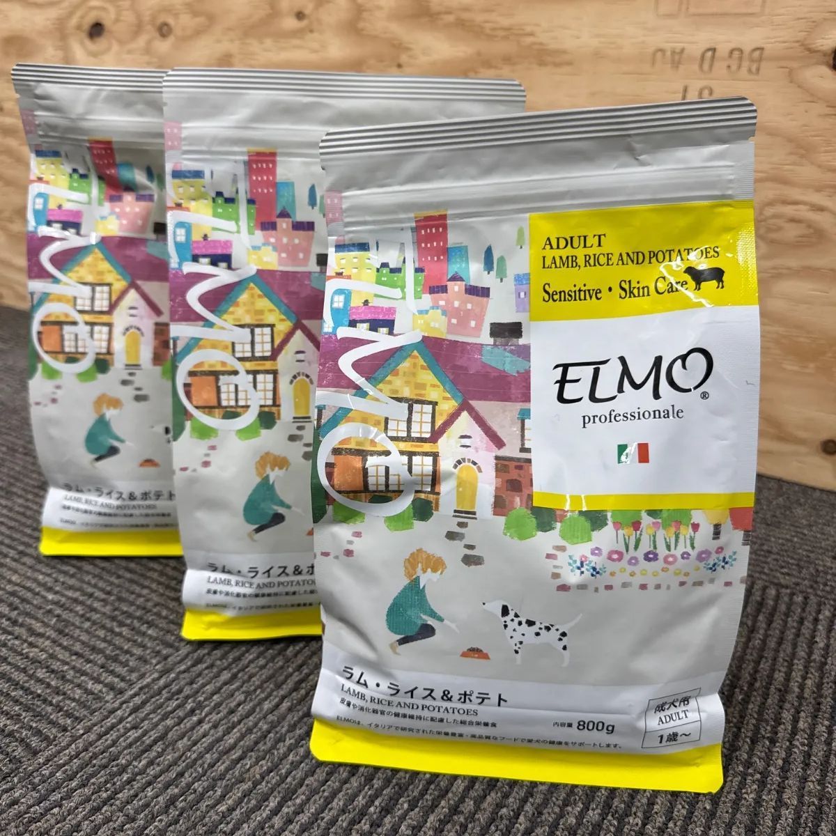 ELMOラム＆ライス 3kg＋800g×3 ELMO エルモ ラム・ライス&ポテト 800g×3 - メルカリ