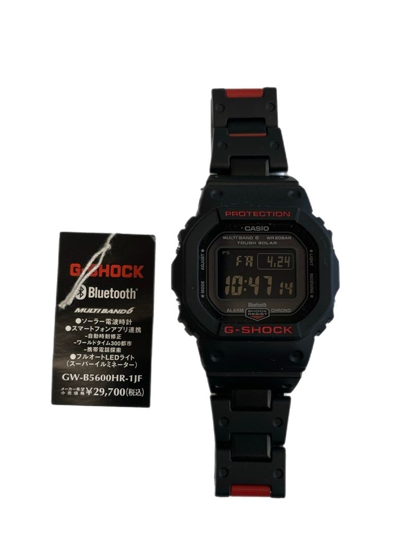 ジーショック G-SHOCK カシオ CASIO Bluetooth デジタル スクエア 黒 