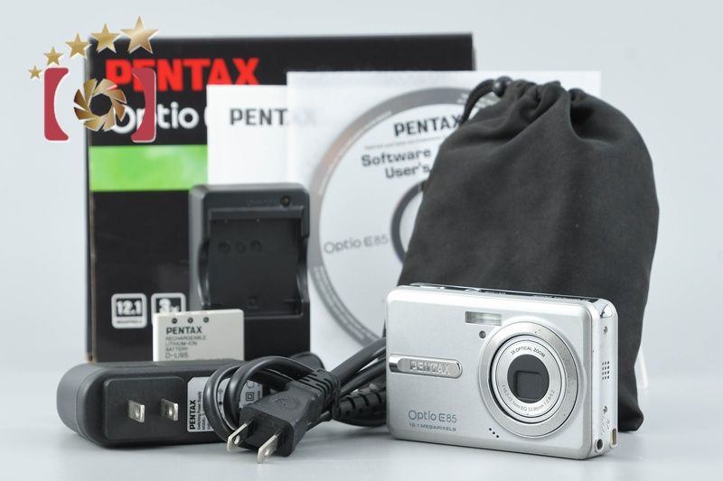 カメラ 【】PENTAX ペンタックス Optio E85 シルバー コンパクト