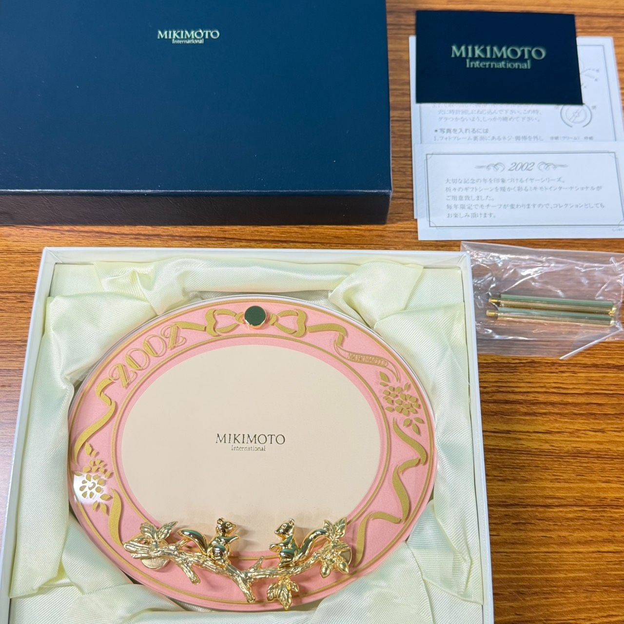 WB185 箱付 良品 MIKIMOTO ミキモト 2002年 イヤーシリーズ ベビー 