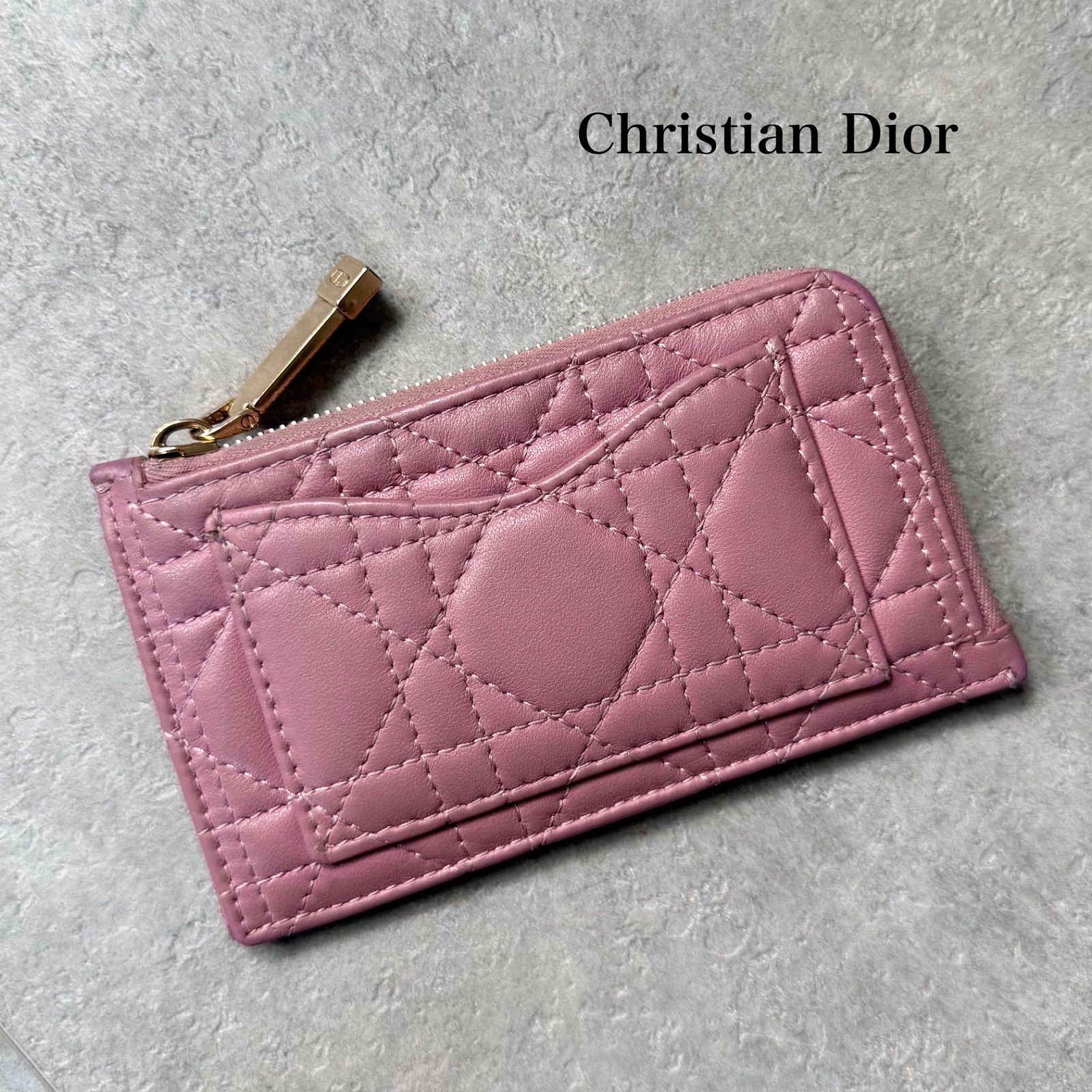 Christian Dior カナージュカードケース