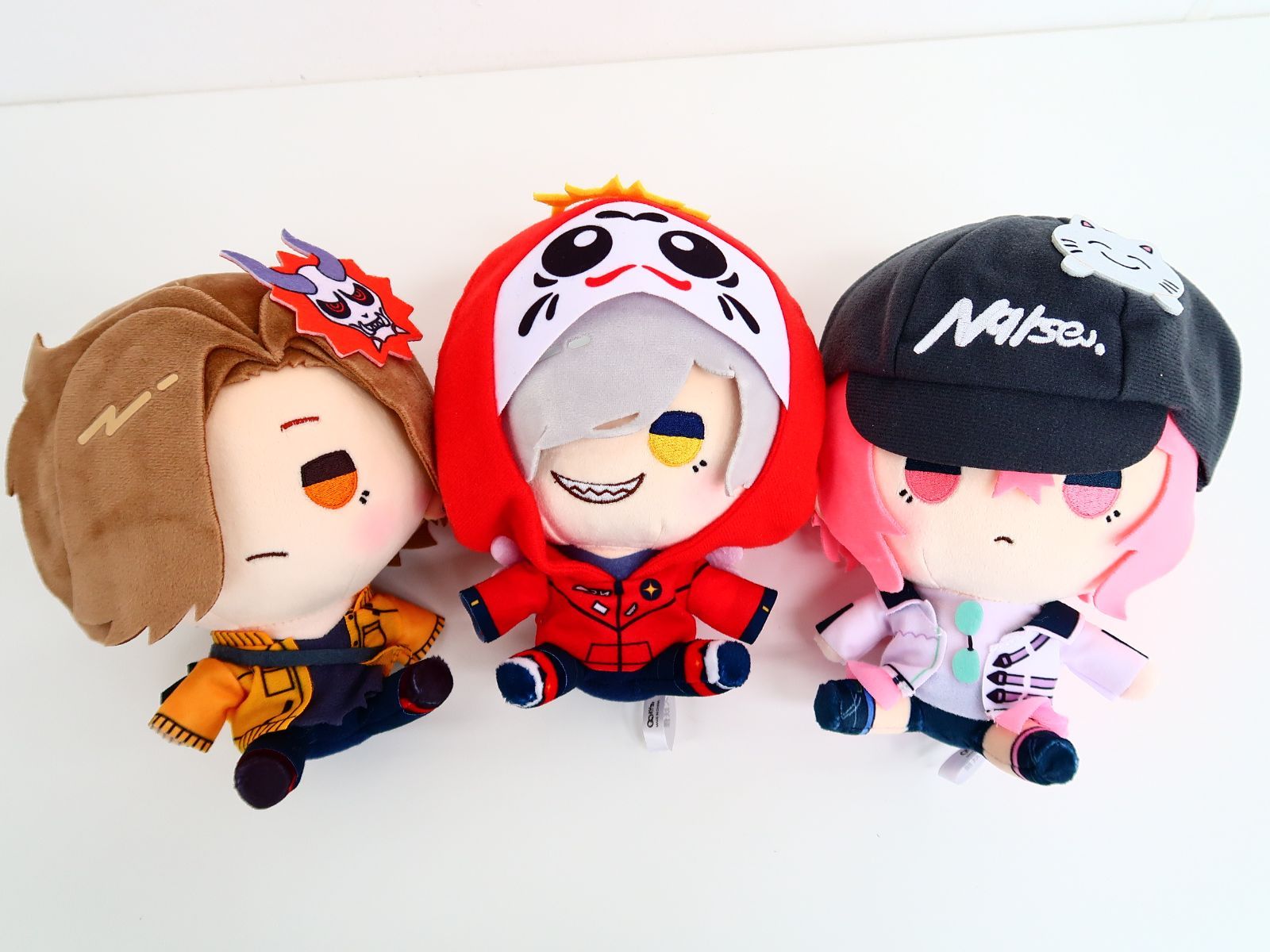 キャラクターグッズ 3点セット だるまいずごっど・ありさか・nqrse