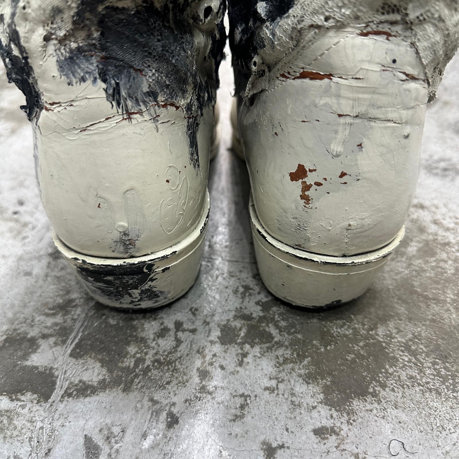 blank WESTERN BOOTS 装飾 ウエスタンブーツ ブランク ホワイト F 