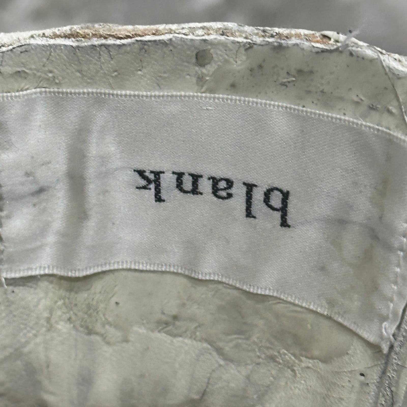 blank WESTERN BOOTS 装飾 ウエスタンブーツ ブランク ホワイト F 