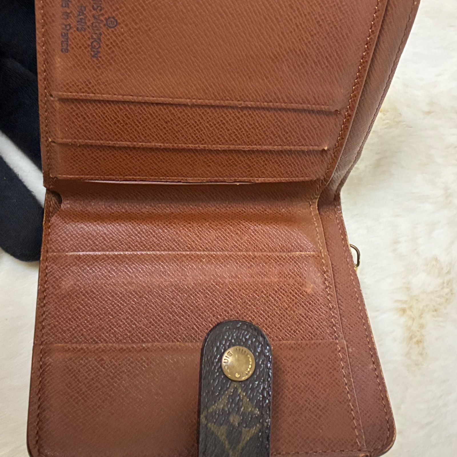 ルイヴィトン Louis Vuitton モノグラム コンパクトジップウォレット 
