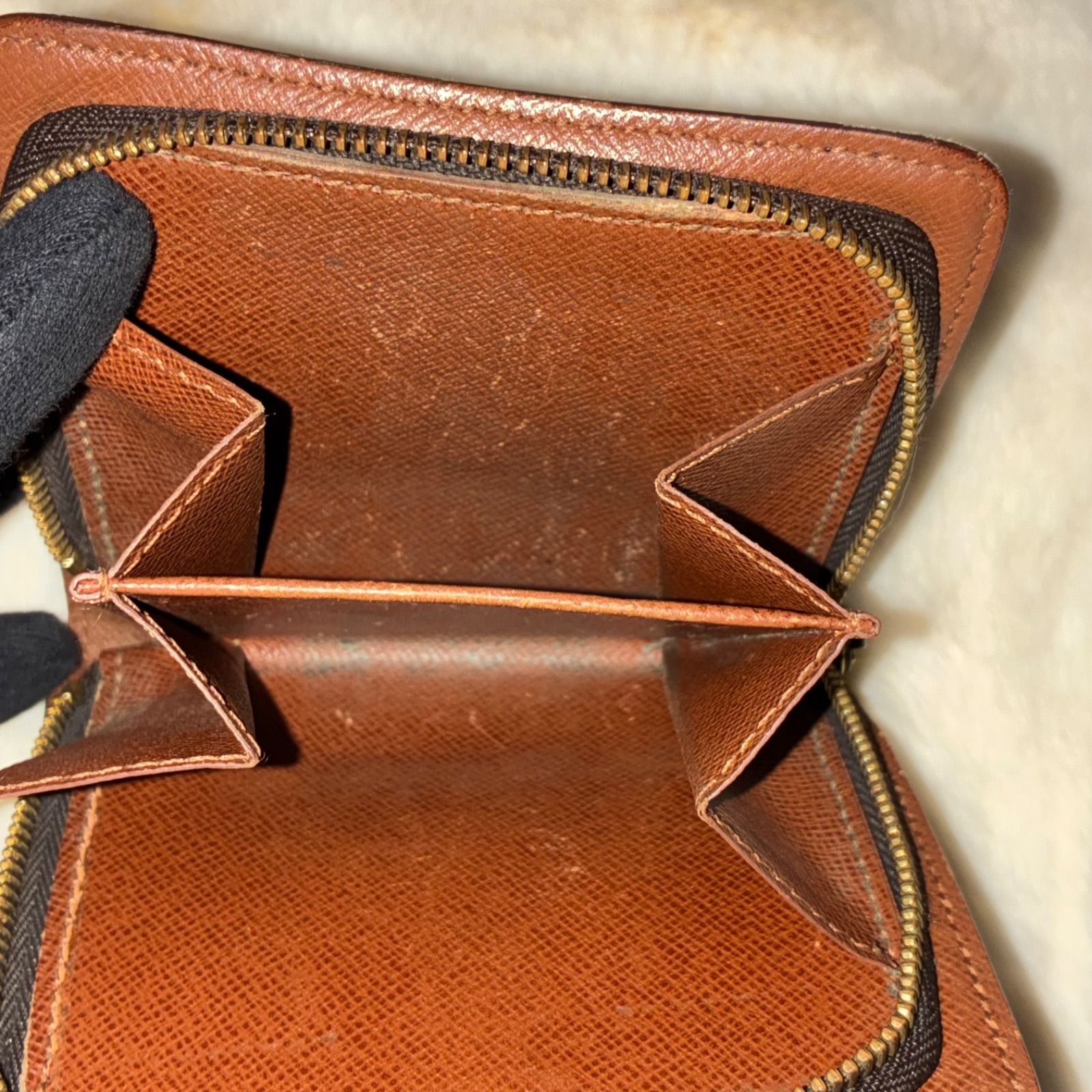 ルイヴィトン Louis Vuitton モノグラム コンパクトジップウォレット 