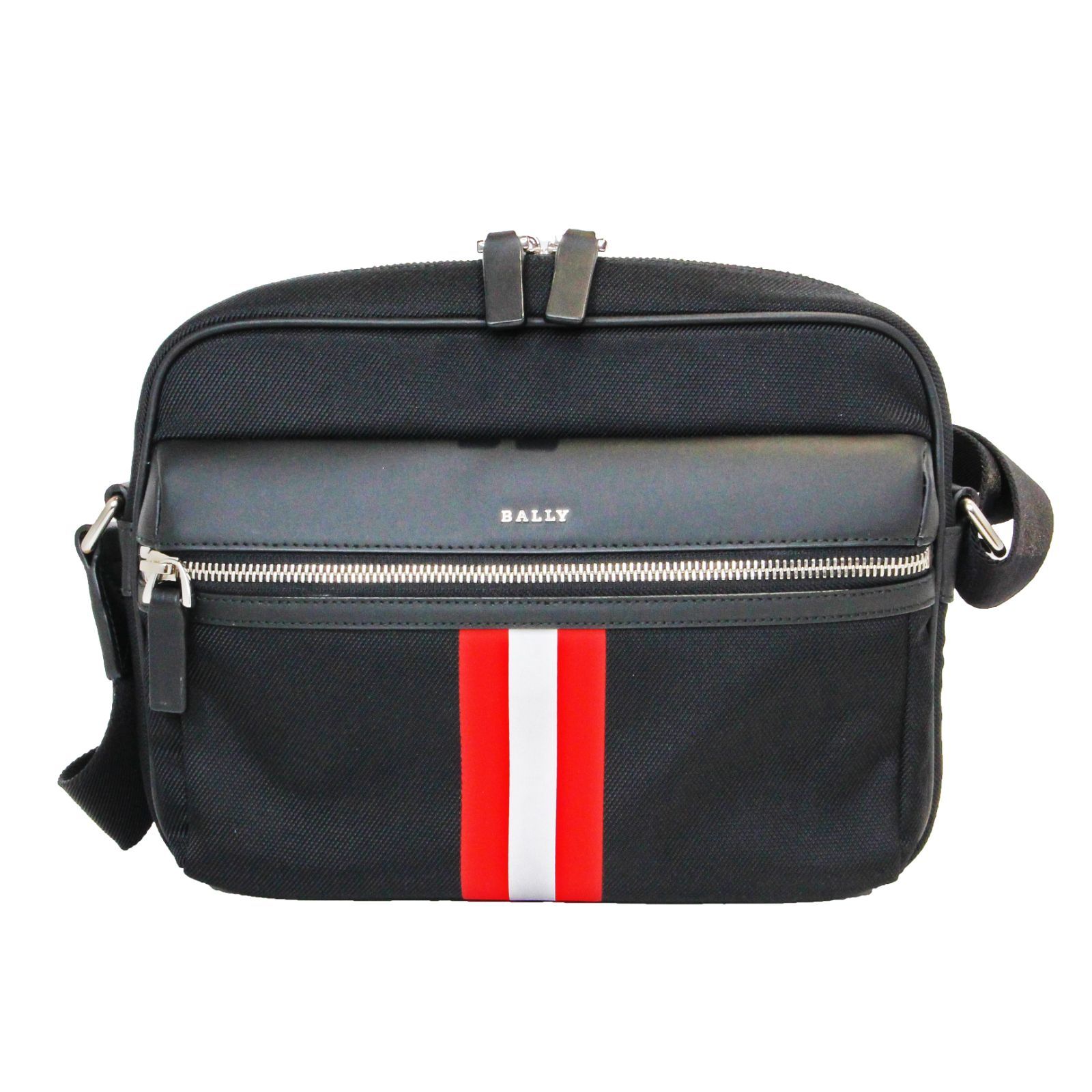 BALLY 6238426 타레.0F716 크로스백 숄더백 블랙 나일론 가죽