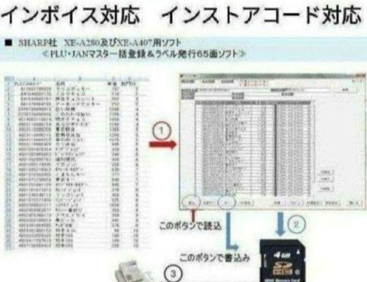 シャープレジスターXE-A280 PC連携 スキャナ付き 111000 - メルカリ