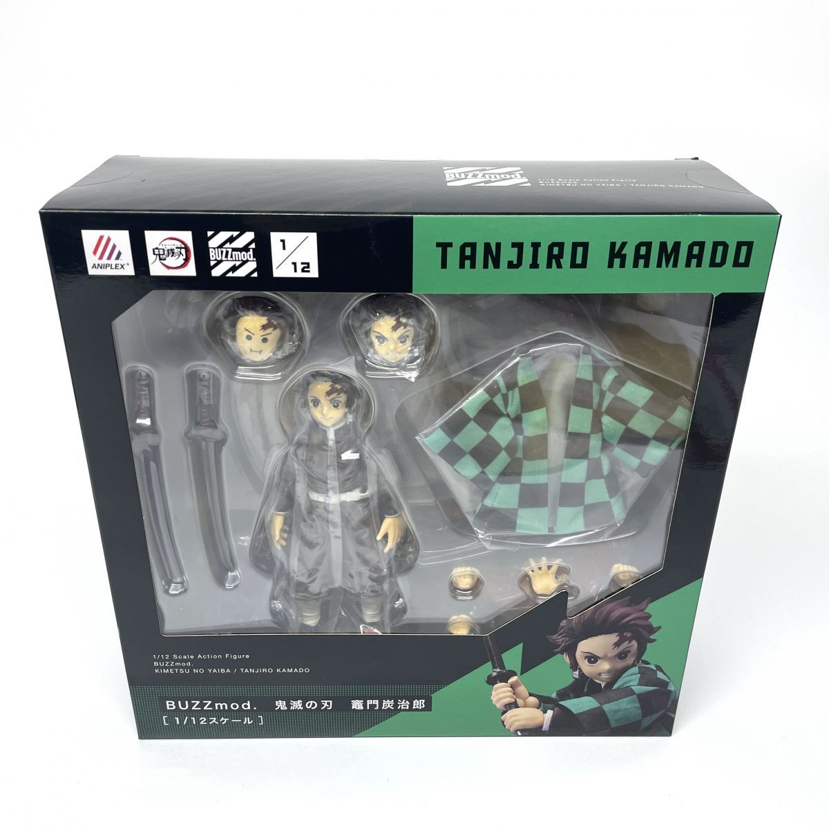 未開封】 BUZZmod. 鬼滅の刃 竈門炭治郎 1/12 アクション フィギュア