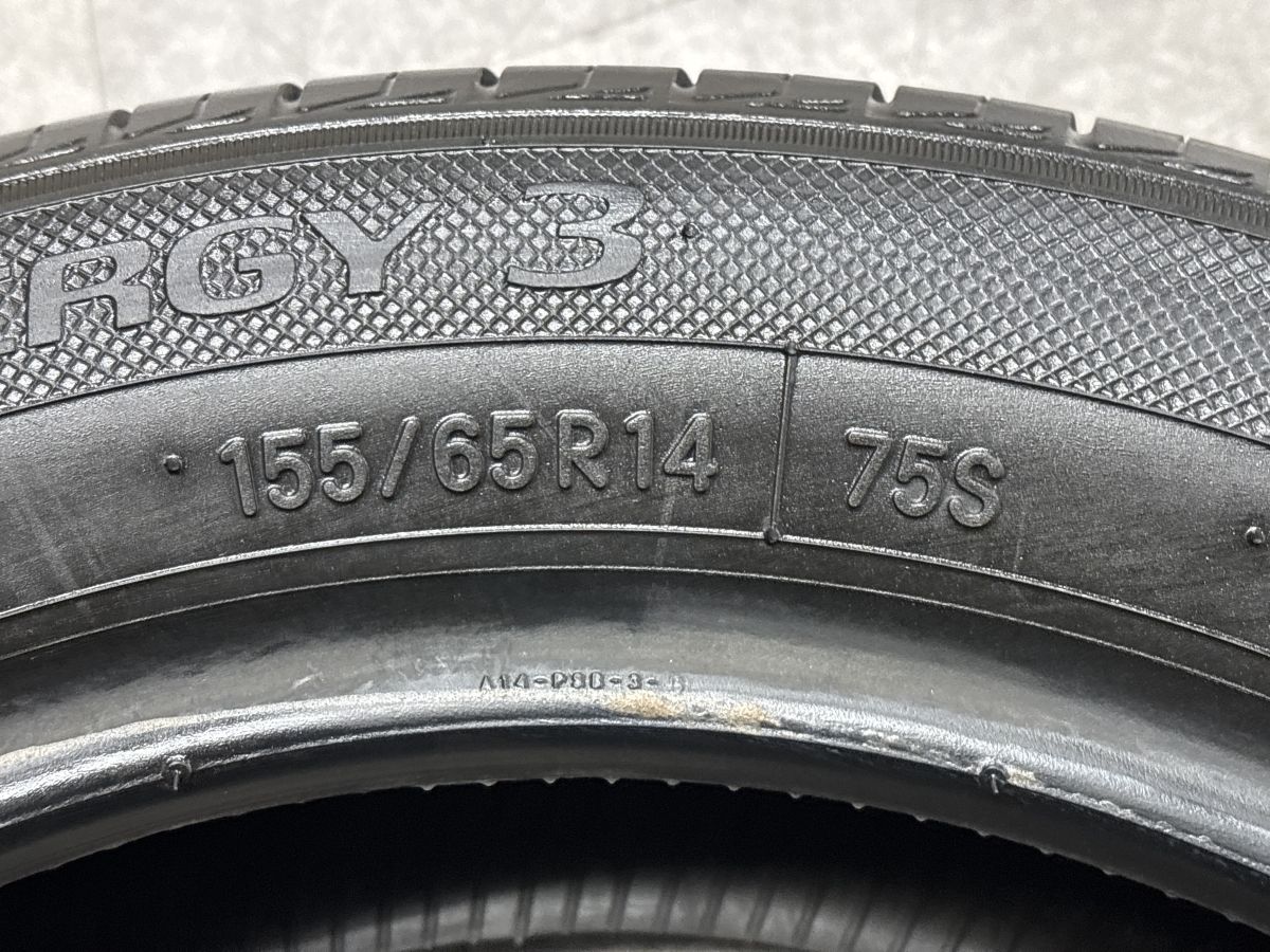 2025年製 未走行 超バリ溝】トーヨー ナノエナジー 3+ 155/65R14 4本 N