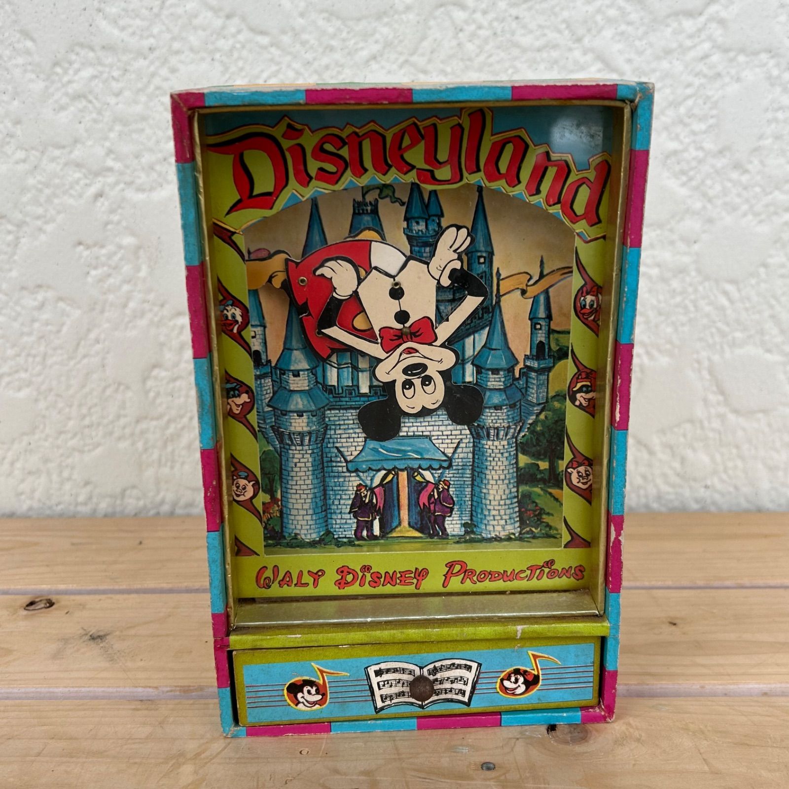 ミッキー　アンティークオルゴール　ディズニーランド ディズニー Disneyland ミッキーマウスアンティークオルゴール【OKA