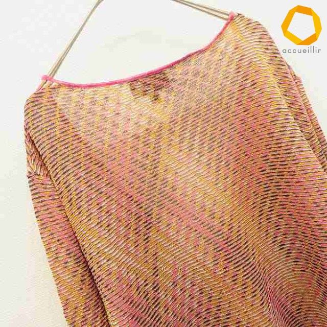 ミッソーニ MISSONI イタリア製 カーディガン トップス ロゴ ボタン