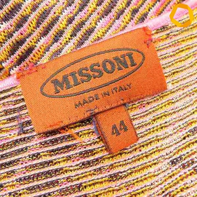 ミッソーニ MISSONI イタリア製 カーディガン トップス ロゴ ボタン