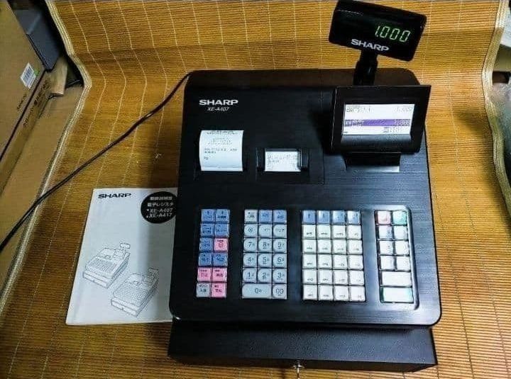 【良品】sharpシャープレジスター　XE-A407　PC連携売上管理　上位機種 電子レジスタ <XE-A407>｜電子レジスタ｜法人のお客様へ