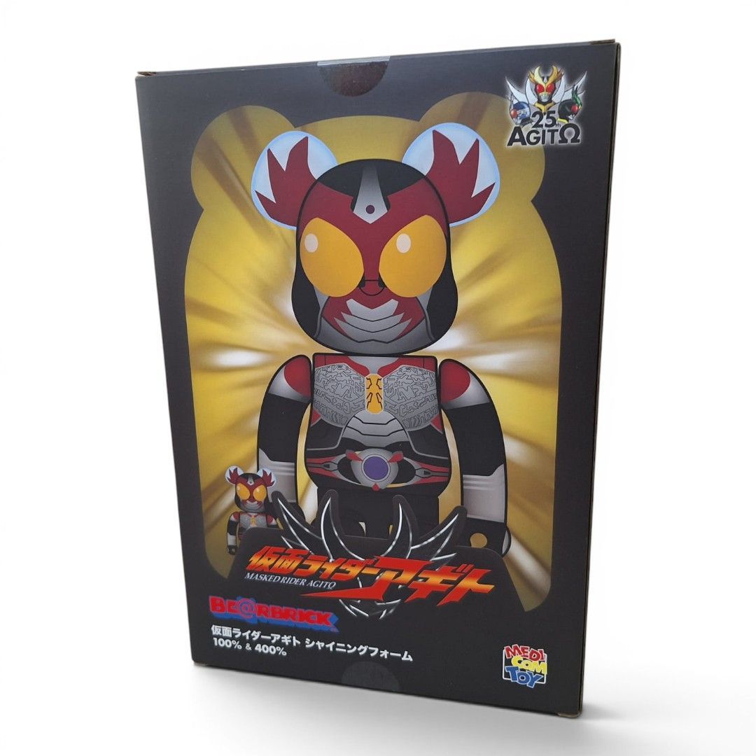 BE@RBRICK 仮面ライダーアギト シャイニングフォーム100％&400％ 新品・未開封】BE@RBRICK 仮面ライダーアギト シャイニングフォーム