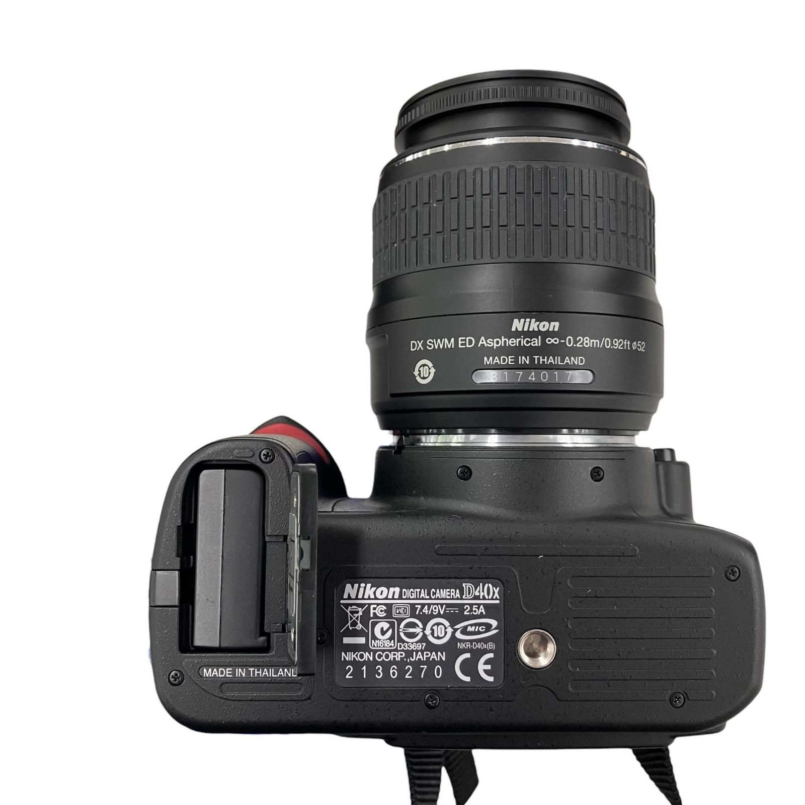 186000 動作確認済み Nikon ニコン D40X デジタルカメラ 一眼レフ