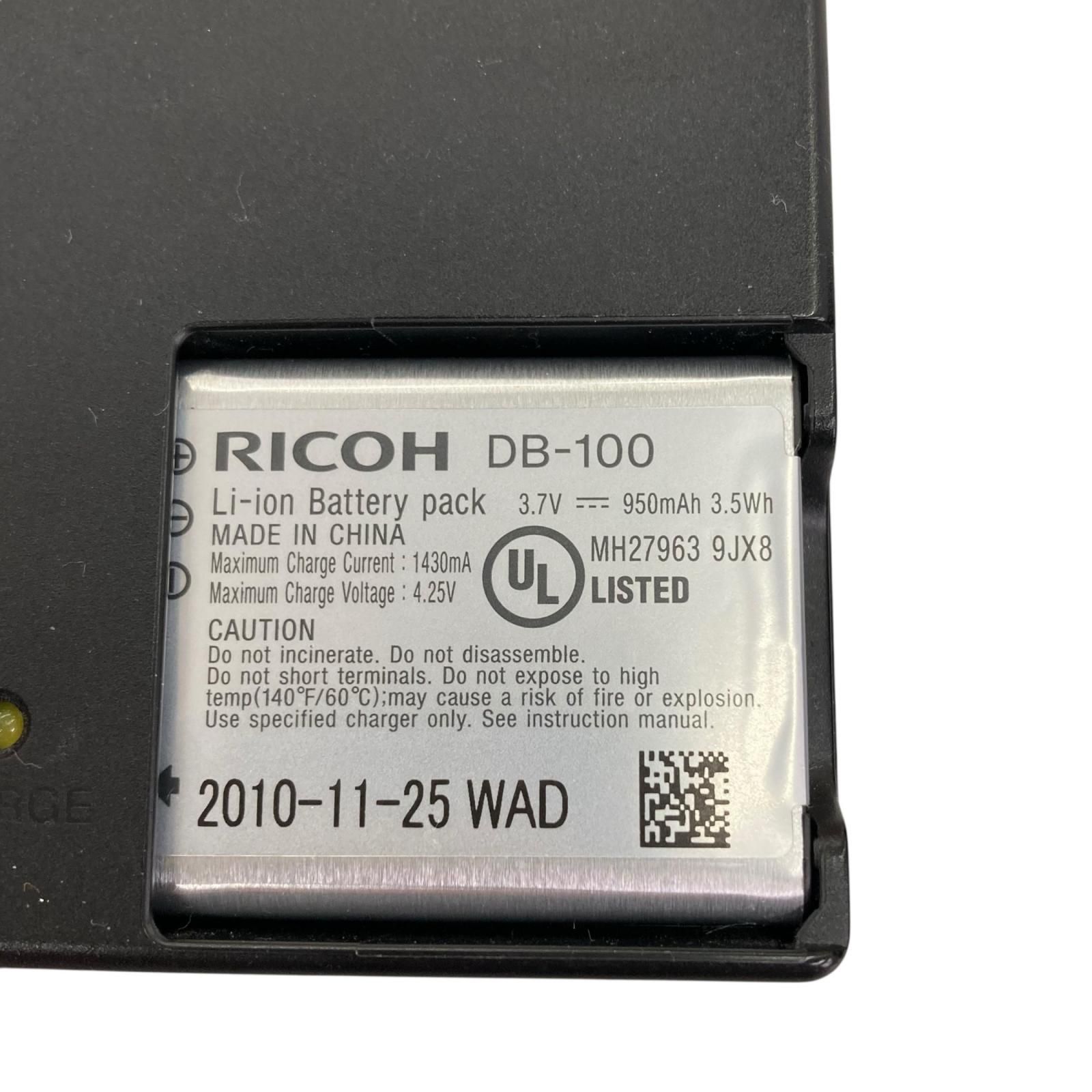 186000 通電確認のみ RICOH リコー デジタルカメラ CX4 黒 - メルカリ