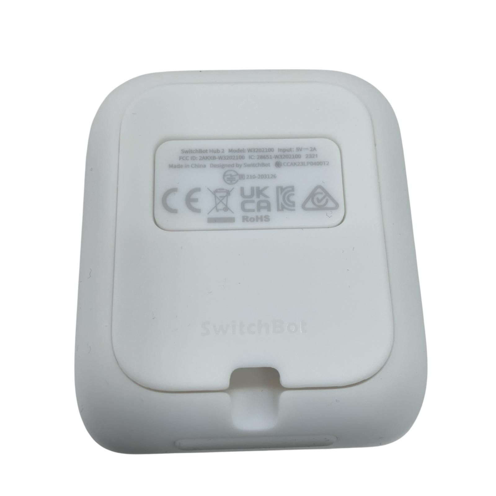186000 通電確認のみ SwitchBot ハブ2 W3202100 ホワイト - メルカリ