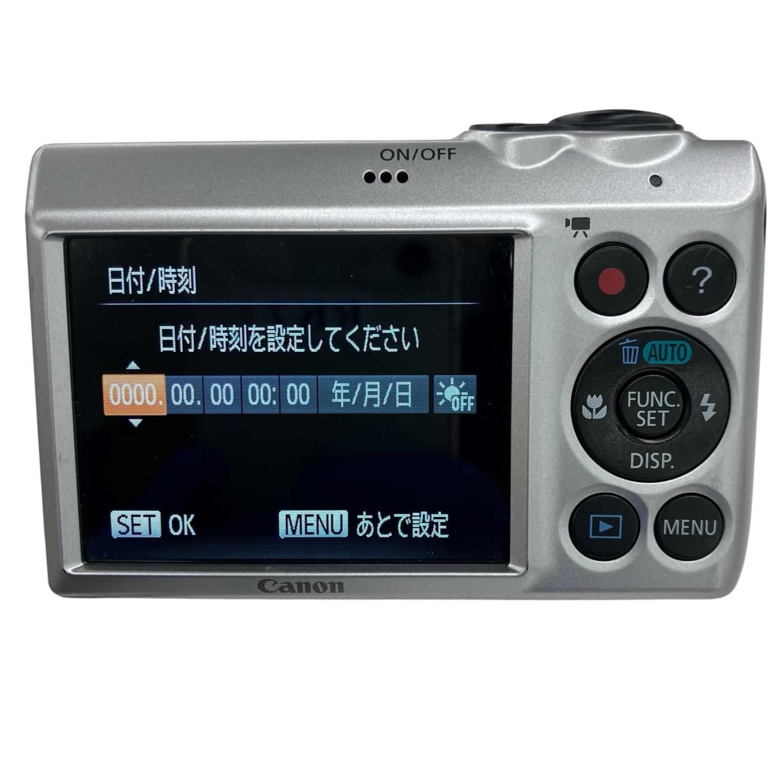 動作確認済 CANON PowerShot A810 デジタルカメラ 186000 動作確認済み canon キャノン PowerShot A810 シルバー - メルカリ