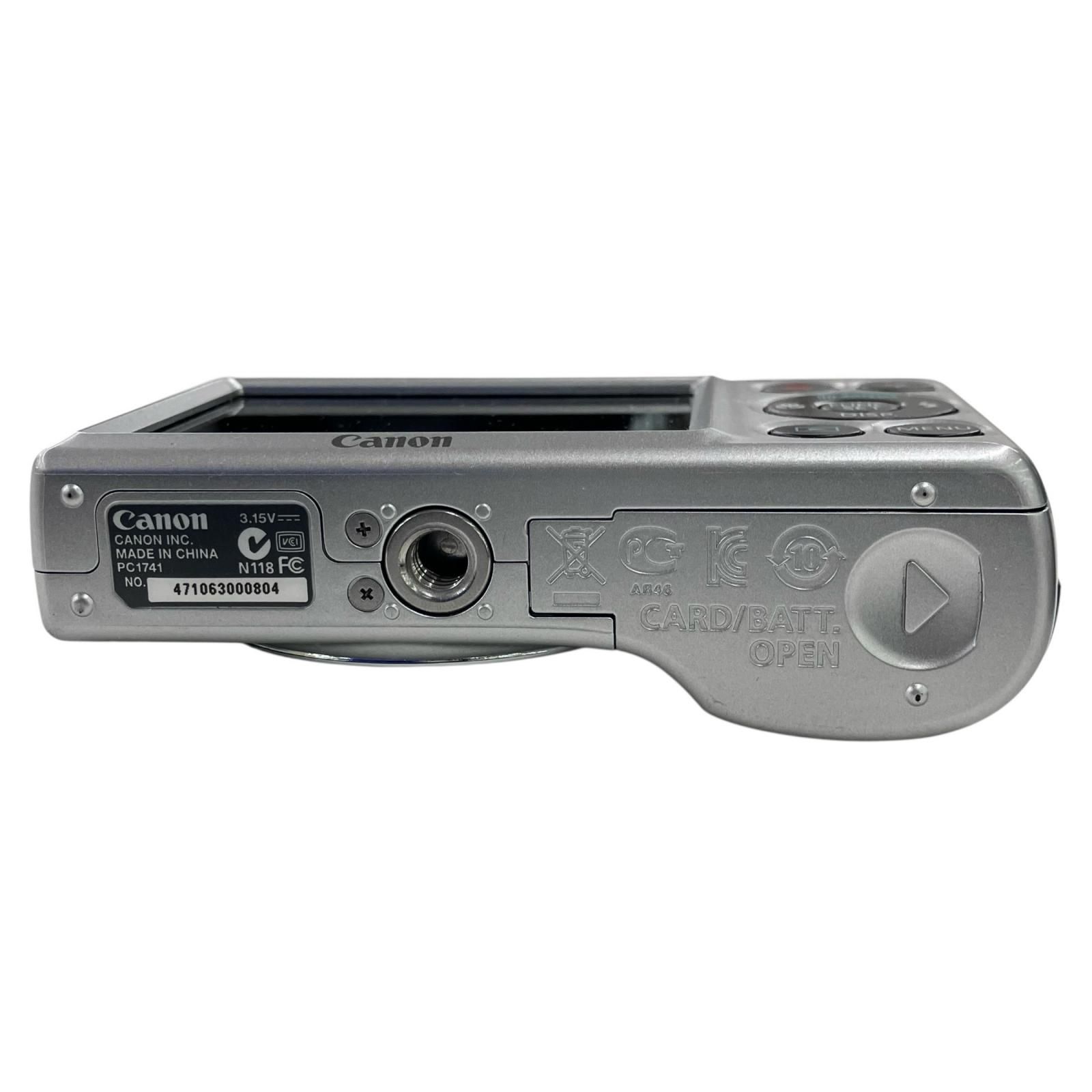 動作確認済 CANON PowerShot A810 デジタルカメラ 186000 動作確認済み canon キャノン PowerShot A810 シルバー - メルカリ