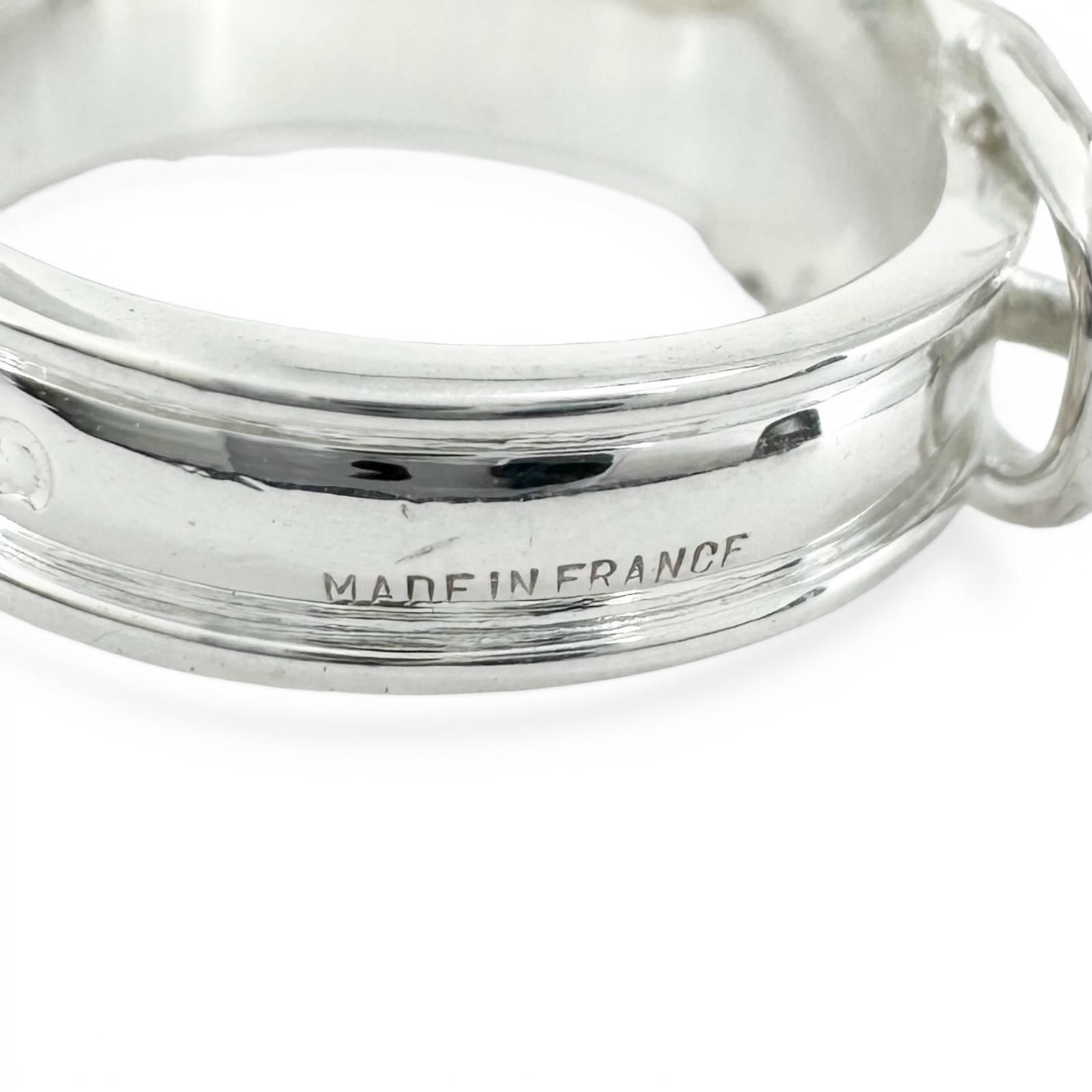 美品△HERMES エルメス サンチュール SV925 ベルトデザイン リング