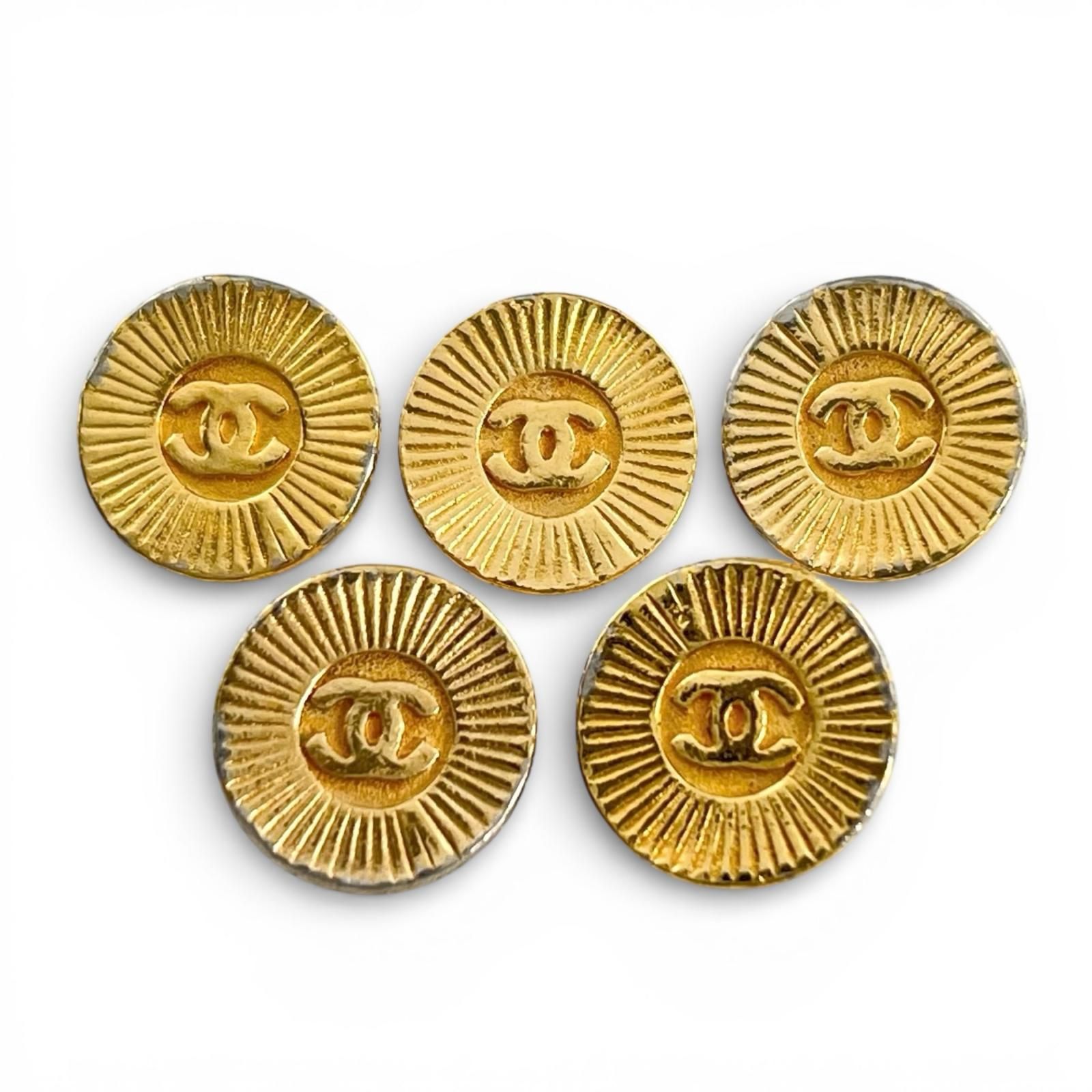 5個セット✨️シャネル 金ボタン ココマーク ヴィンテージ CHANEL