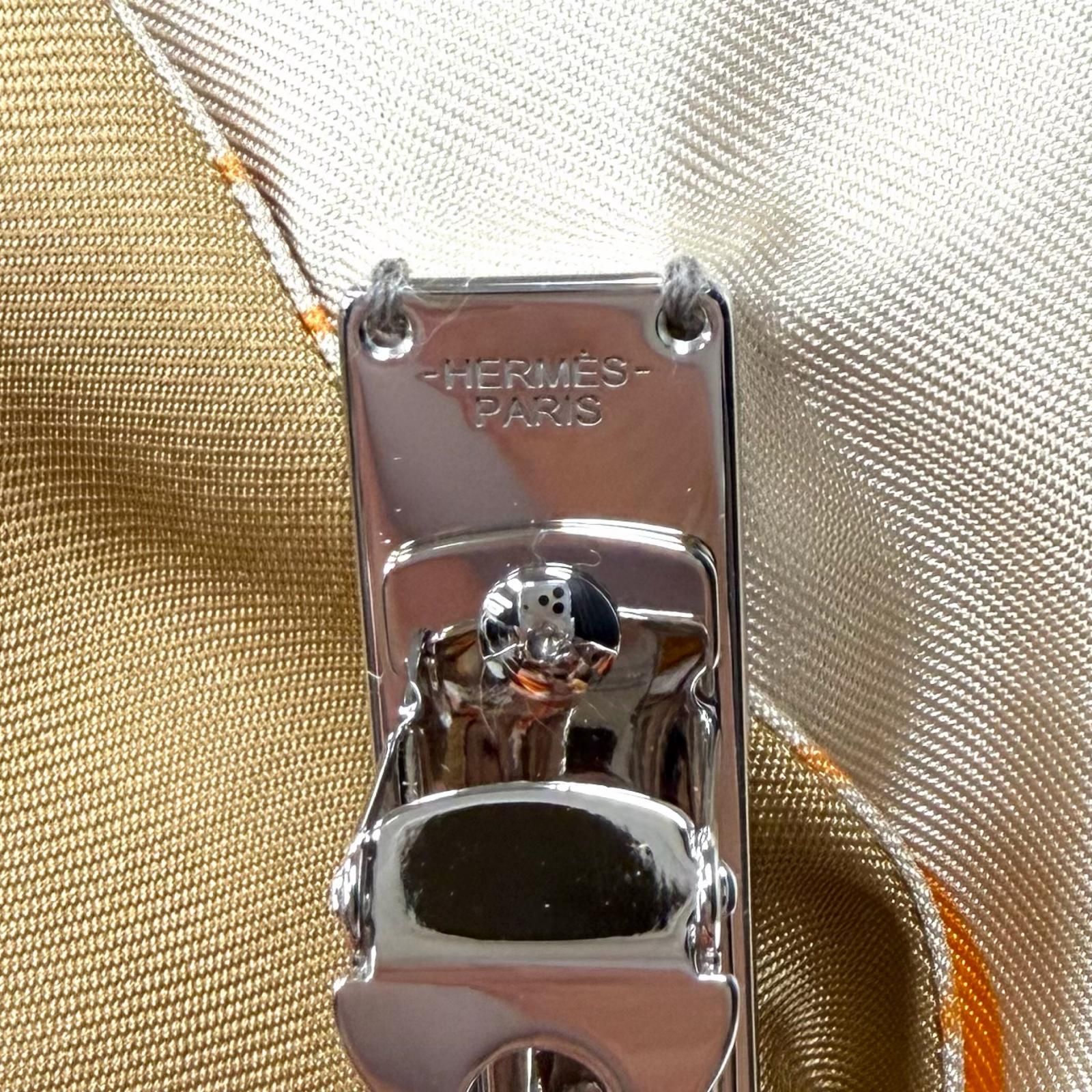 未使用品☆HERMES エルメス シルク100％ グルネル エクスリブリス 