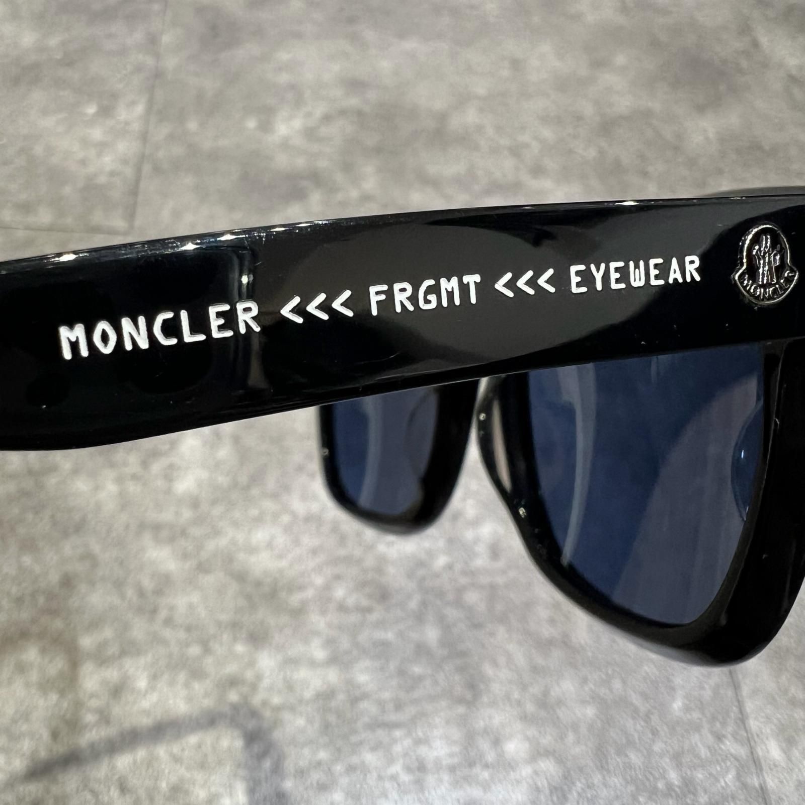 MONCLER × FRGMT スクエア型 サングラス メガネ アイウェア ロゴ 