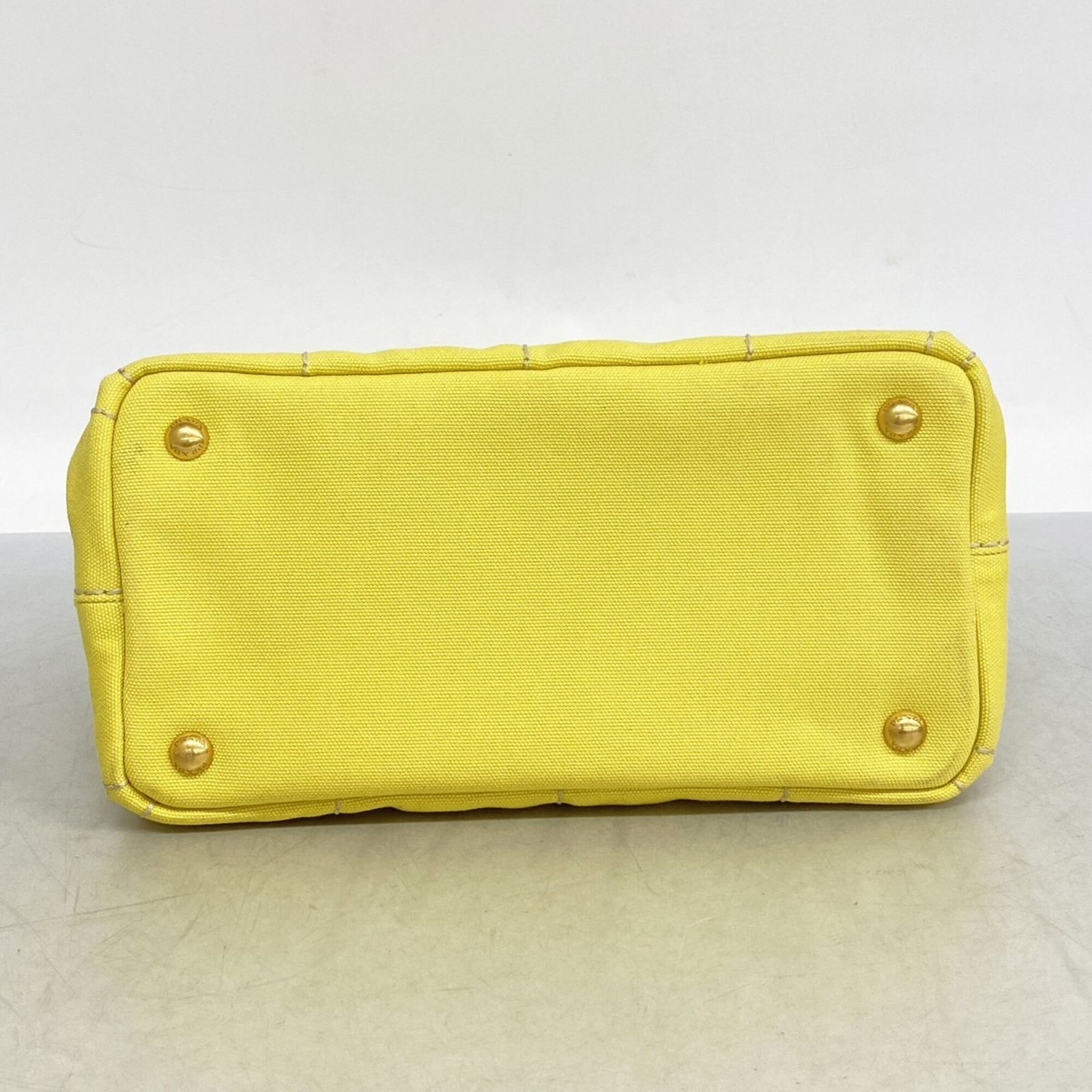 プラダ(Prada) プラダ トートバッグ カナパ キャンバス イエロー