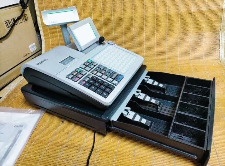 カシオレジスター TK-400 設定込み PC連携 ロゴ可能 418888 - メルカリ
