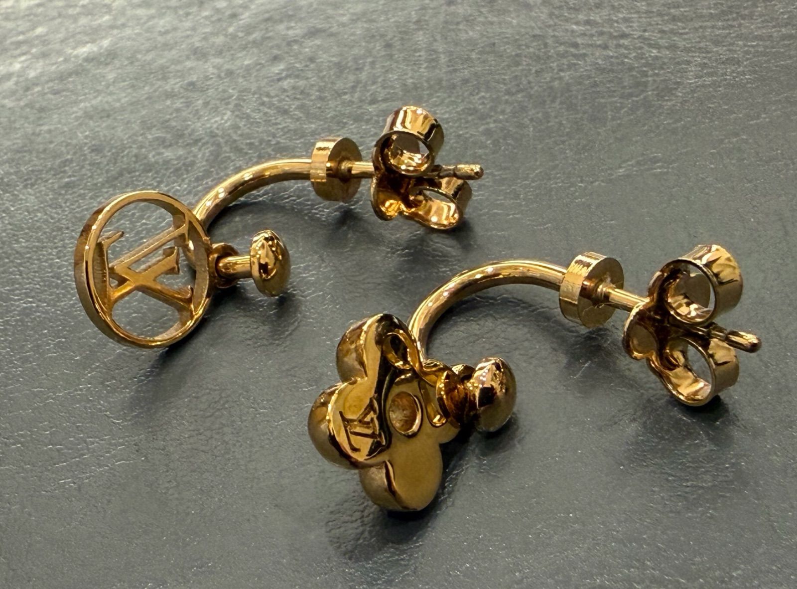 美品！ルイヴィトン★ピアス NA05793 LOUIS VUITTON ルイヴィトン ブルーミング ゴールド ピアス