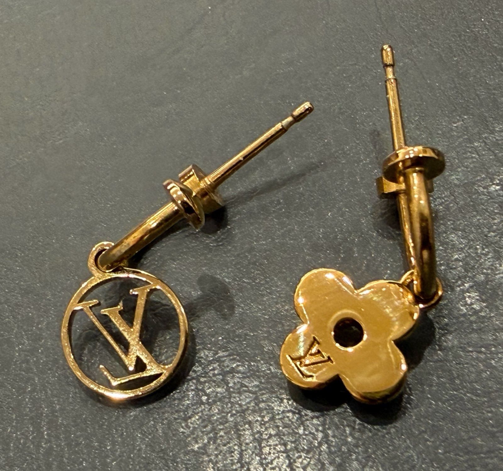 NA05793 LOUIS VUITTON ルイヴィトン ブルーミング ゴールド ピアス