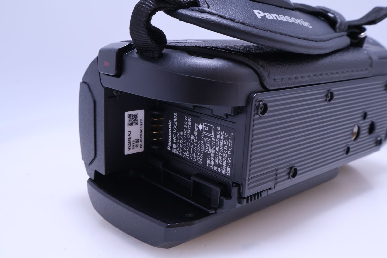 極美品】Panasonic HC-VX2MS-K デジタルビデオカメラ 4K 内蔵メモリー 