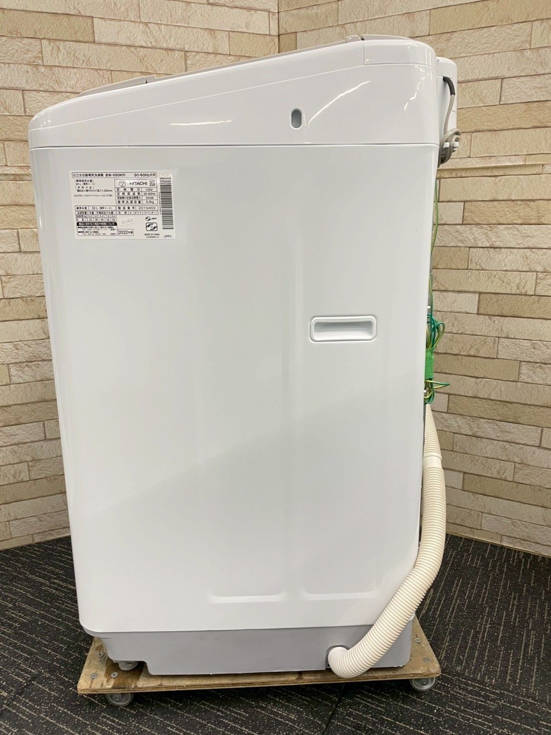 大阪送料無料★3か月保障付き★洗濯機★2022年★8kg★日立★BW-V80HE2★S-923 大阪送料無料☆3か月保障付き☆洗濯機☆日立☆8kg☆2022年☆BW-V80H