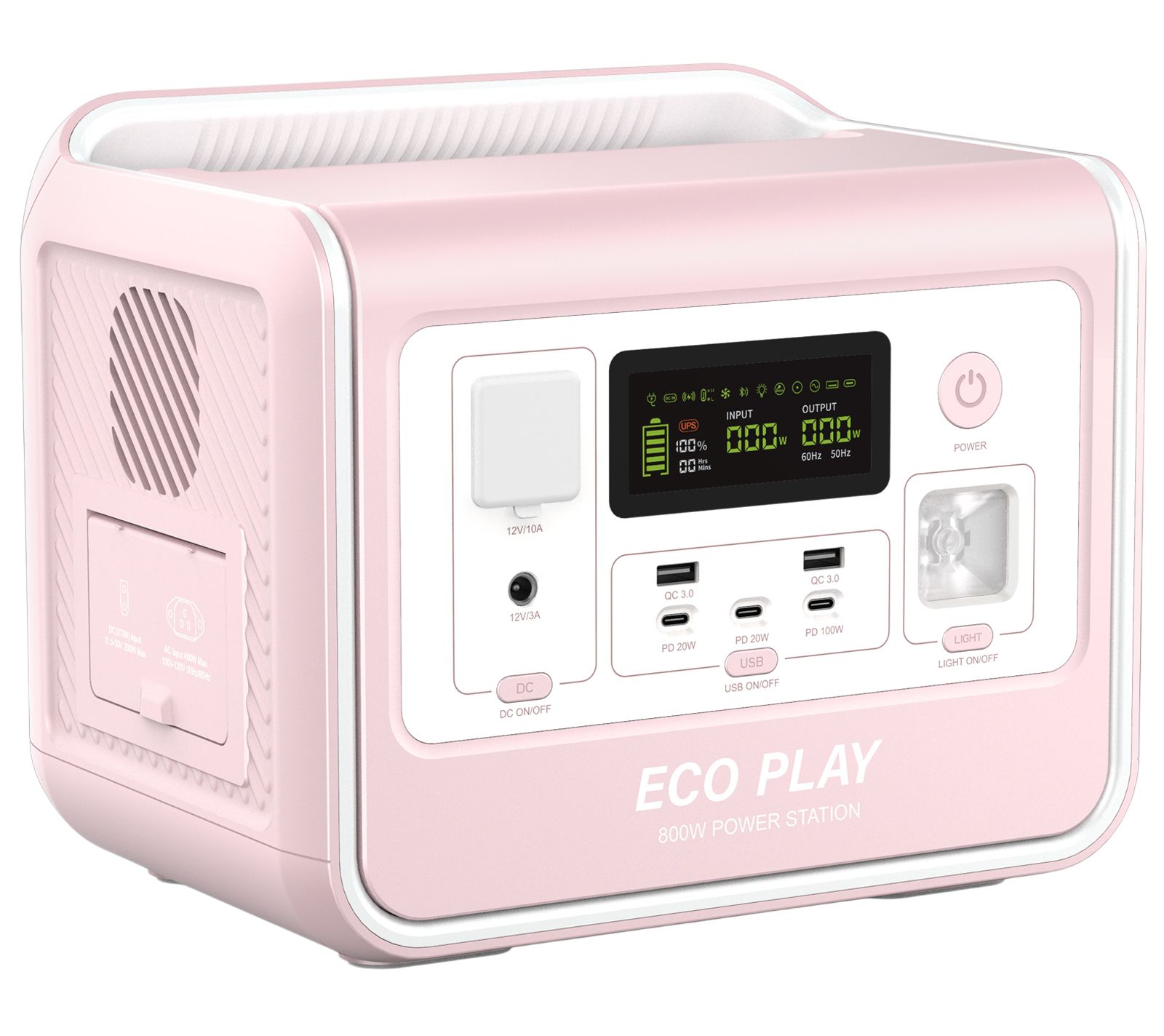 eco play EP800 ポータブル電源 リン酸鉄　512Wh 800W 1.5時間満充電 Amazon.co.jp: EcoPlay EP800【業界トップの軽さ 6.5Kg】Eco Play