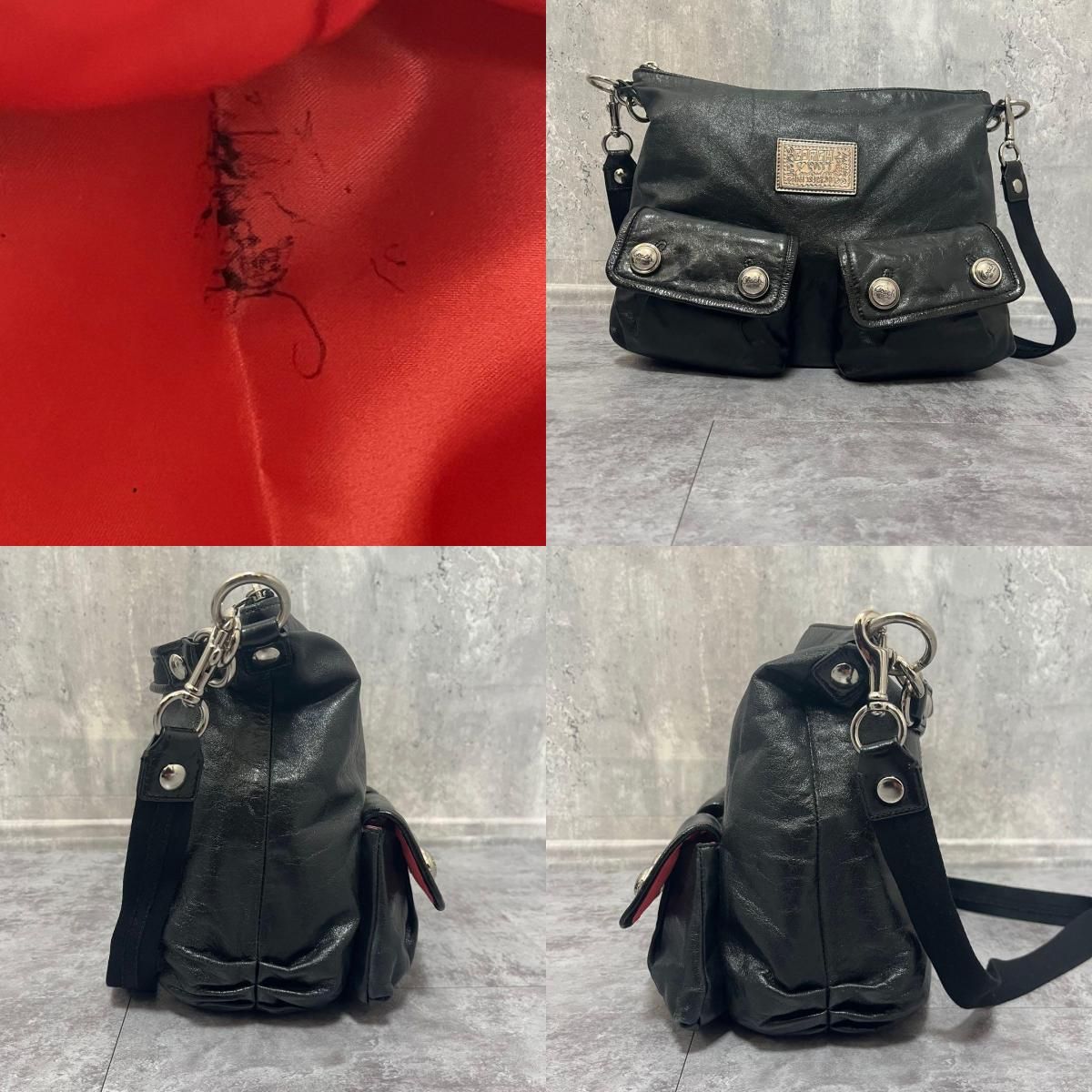 COACH】コーチ ポピー レザーショルダーバッグ ショルダーバッグ