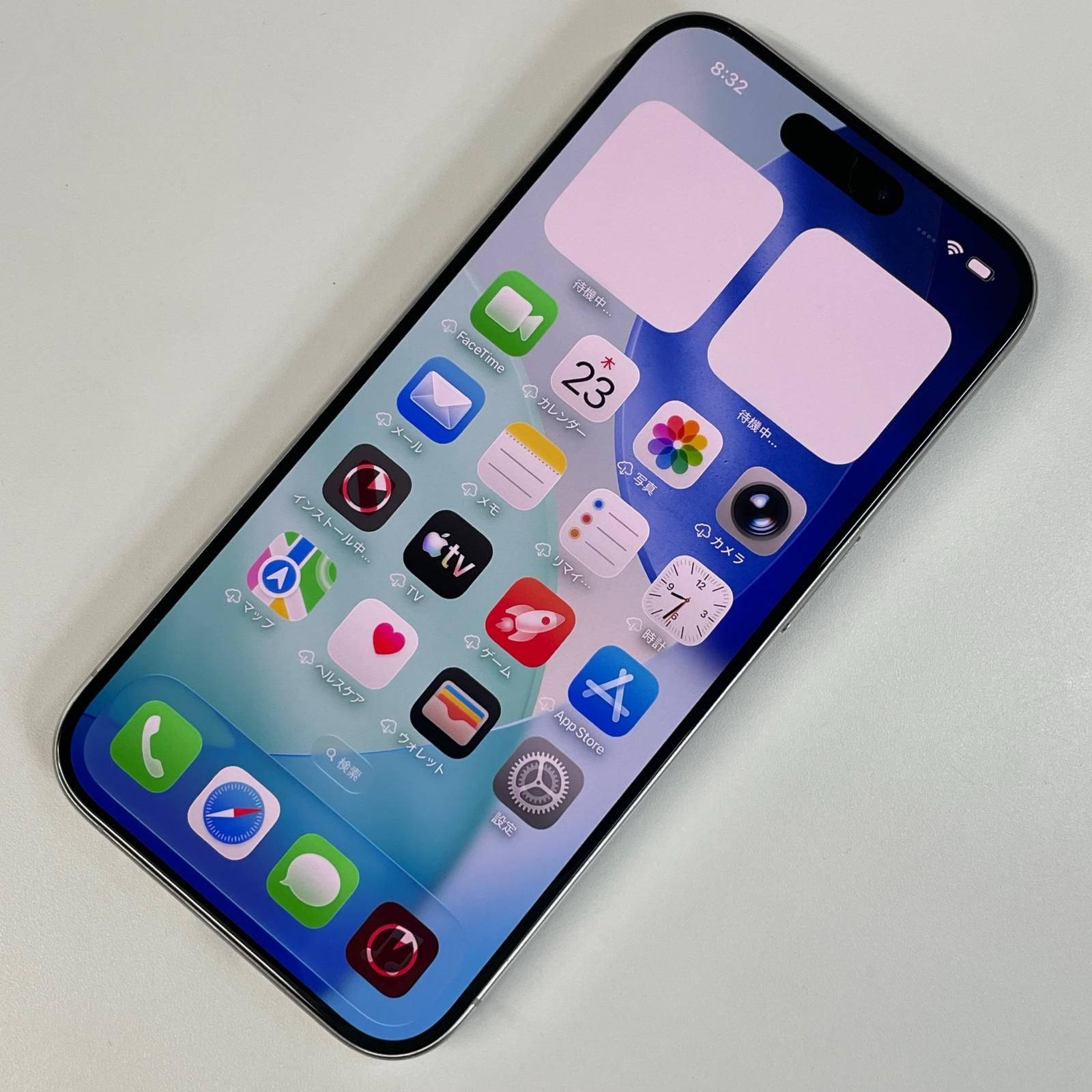 iPhone 15 Pro 128GB ホワイトチタニウム - リユース - メルカリ