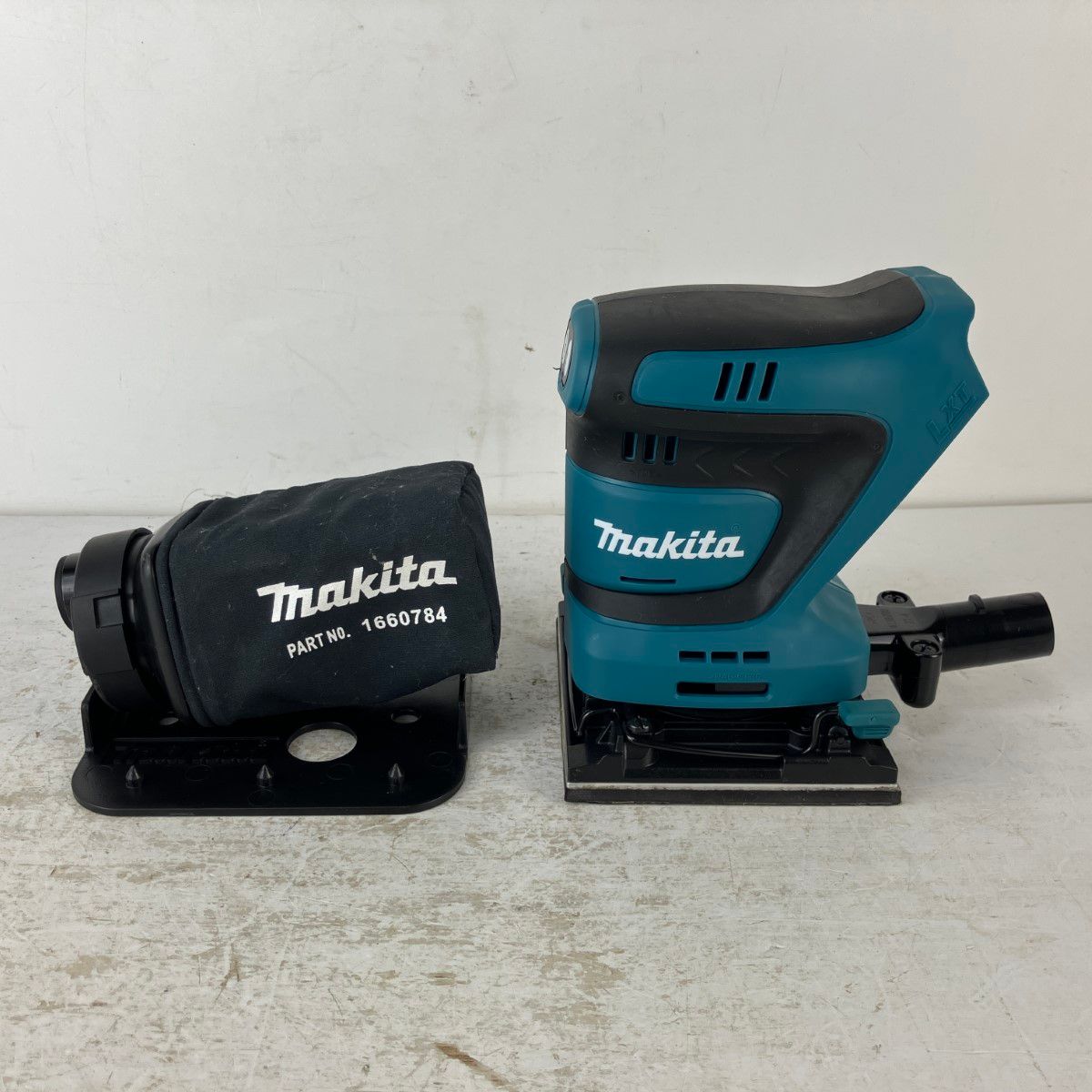 MAKITA マキタ 18v 充電式防じんミニサンダ ダストバッグ付 ※バッテリー、充電器無し BO480D ブルー