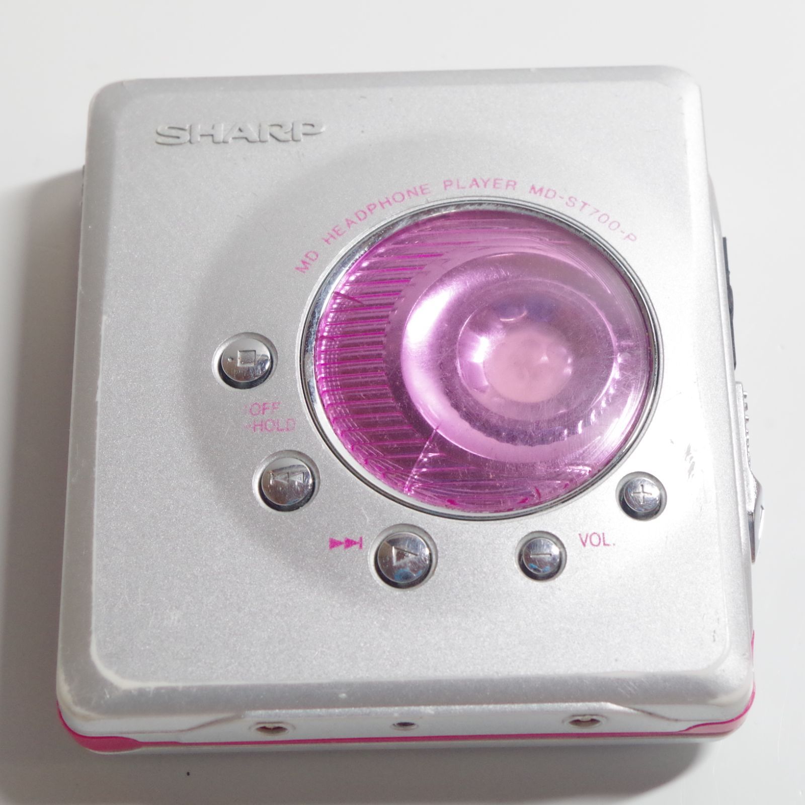 SHARP MD-ST700-P ピンク MDプレーヤー Amazon | SHARP シャープ MD-ST700-P ピンク ポータブルミニディスク