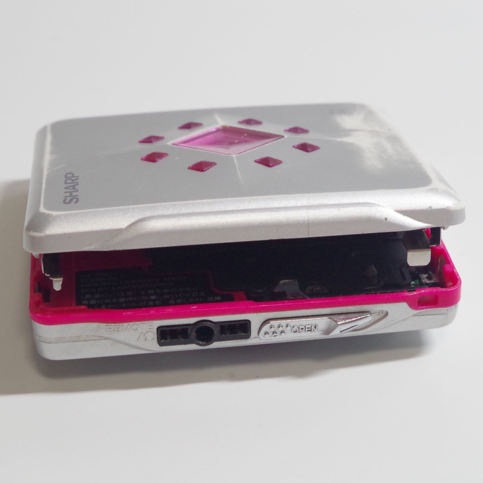 A6026 SHARP MDプレーヤー MD-ST700-P - メルカリ