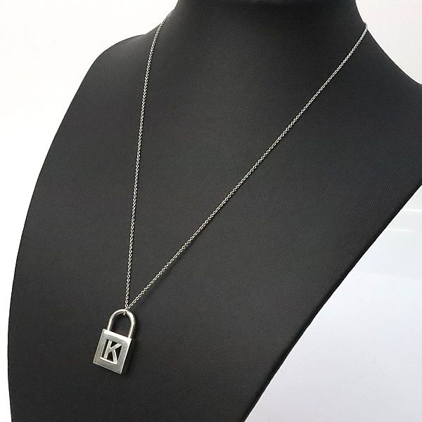 ティファニー TIFFANY＆Co. イニシャルK カデナロック ネックレス