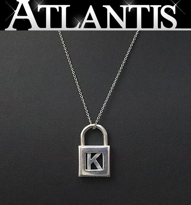 ティファニー　K　イニシャルネックレス TIFFANY&Co.（ティファニー） イニシャル K ミディアム ネックレス K18