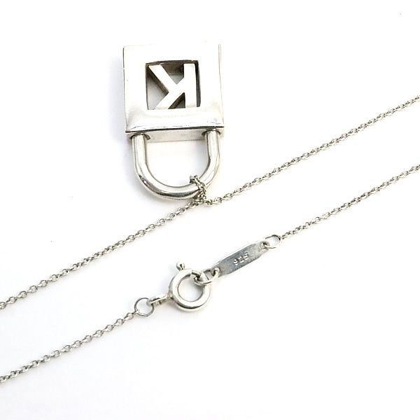 ティファニー　K　イニシャルネックレス TIFFANY&Co.（ティファニー） イニシャル K ネックレス シルバー