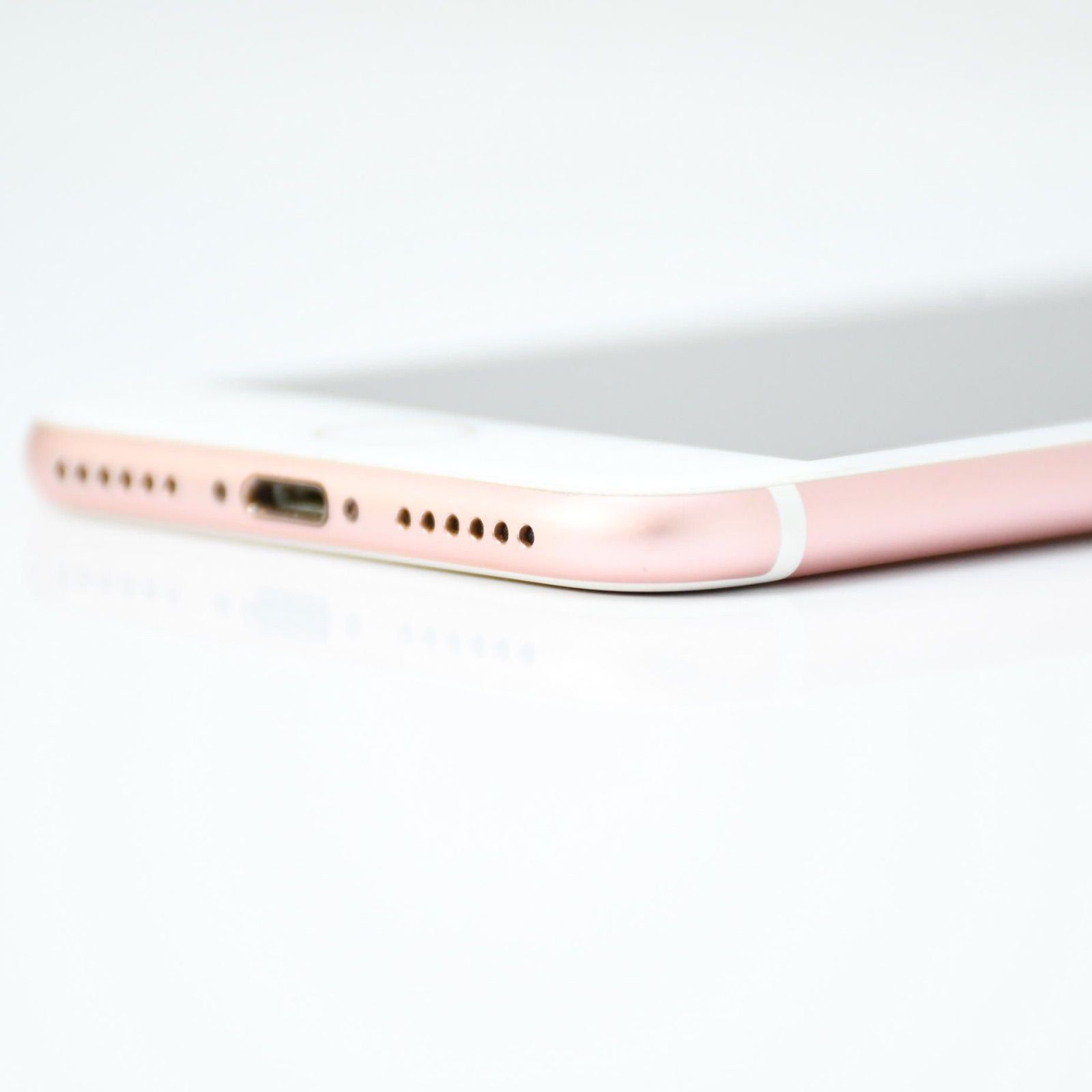 訳あり＊液晶美品】 docomo SIMフリー iPhone 7 128GB ローズゴールド